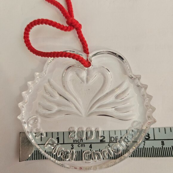 Waterford Crystal Christmas Ornament - "The Wedding Collection"; signed by maker - Picture 5 of 10